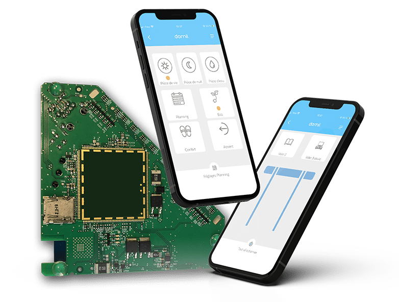 box domotique_carte électronique_application mobile