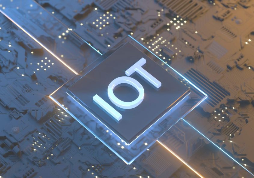 Schéma illustrant les divers systèmes de communication dans l'Internet des objets (IoT).